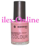 KORRES HIGH SHINE / LONG LASTING NAIL COLOUR VARNISH/POLISH #13 SWEET  PINK 10ml