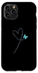 Coque pour iPhone 11 Pro Cœur peint par Butterfly