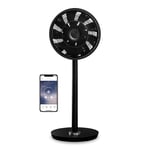 Duux Whisper Flex Noir DXCF10 - Ventilateur sur Pied - Connecté - 26 Vitesses - 13 dB