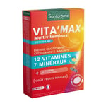 Santarome Bio Phyto - Vita'max Multivitamines Enfant - 12 Vitamines & 7 Minéraux, Acérola - Complément alimentaire Tonus et Vitalité - 30 comprimés