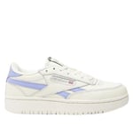 Reebok Club C Double Revenge Trainers UK 8.5 in chalk and lilac New