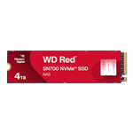 WD Red SN700 4TB NVMe SSD for NAS devices, with robust system responsiveness and exceptional I/O performance