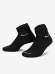 Nike Everyday Training Ankle Socks - Dame - Sort - S