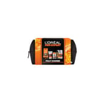 L'Oreal Men Expert Gift Set for Men, Hydra Energetic Fully Charged Washbag: Shower Gel, Moisturiser for Men, Sheet Face Mask and Face Wash