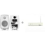 Genelec G One (B) ProCaster PRE-02 -bundle, valkoinen