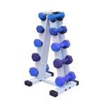 Kaixin Dumbbell Rack Holder, A-Frame Dumbbell Rack Heavy Duty 5 Tier Weight Rack Stand A-Frame Dumbbell Storage Rack Free Weights Dumbbells Set Weight Tower For Home Gym Exercise