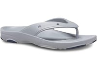 Crocs Unisex Classic All-Terrain Flip Clog, Light Grey, 3 UK