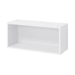 Caisson haut de cuisine GoodHome Caraway Blanc H. 36 cm x l. 80 cm