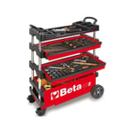 Beta Chariot porte outils pliable pour l exterieur - C27S - Orange