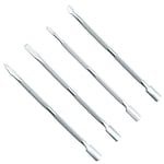 4 PCS Professional Cuticle Remover Stainless Steel Cuticle Pusher Tool Kit UV Gel Nail Remover Cuticle Trimmer for Removing Dead Skin on Fingers