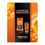 1X L'Oreal Men Expert Energy Duo Gift Set for Him - NEW UK