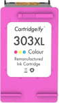 303Xl Cartouches D'Encre Couleur Compatibles Avec Hp 303 Xl Tri-Color Pour Tango X, Envy Photo 6220 6230 6232 6234 7134 7830, Envy Inspire 7220E 7221E 7224E 7920E 7921E 7924E 7924E[DYJ073926]