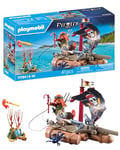 Playmobil | Pirates | Pirate Raft Treasure Recovery | Pirate Toy | Pirate Figure | Toys for Children aged 4+ | 71794