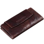 STILORD 'Lorelai' Porte-Monnaie pour Femme avec Style Portefeuille Vintage Poche à Monnaie Élégant Étui pour Billets Cartes Monnaie, Couleur:Espresso - Marron