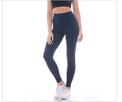 KANJJ-YU outdoor Back Waist Sports Tight Leggings Yoga Gym Tummy Control Legggings Non See Through Quality Pants Indoor (Color : Prussian blue, Size : S)