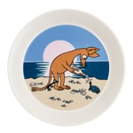 Moomin Arabia - Muumi Lautanen Nipsu rannalla 19 cm Sininen