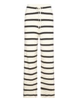 Seek Rib Pants Stripe Bottoms Trousers Joggers Cream Moshi Moshi Mind