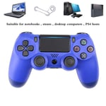 HALASHAO PS4 Controller Camouflage, PS4 Controller for Playstation 4, PS4 Wireless Bluetooth Game Controller Joystick Gmaepad with high precision touchpad,Blue,Ordinary