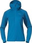 Bergans Women's Rabot Merino Tech Midlayer Hoodie Dark Aqua Lagoon, L