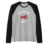 Birthday Boy LOBSTER T-Shirt LOBSTER Shirt for Birthday Raglan Baseball Tee