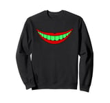 Green Teeth Smile Sweatshirt