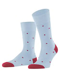 FALKE Men's Dot M SO Cotton Patterned 1 Pair Socks, Blue (Light Blue 6594), 5.5-8