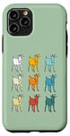 Coque pour iPhone 11 Pro Goat Lover Farm Animals Retro Glitch Goats