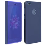 Étui Huawei P8 Lite 2017 et Honor 8 Lite Housse folio Miroir support Bleu