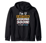 Driving Lessons Learner Driver 17th Birthday Im 17 Today Zip Hoodie