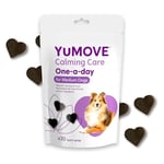 YuMOVE Calming Care One-a-day for Medium Dogs | Previously YuCALM One-A-Day | Calming Supplemnent for Dogs who are Stressed or Nervous |30 Chews - 1 Month Supply | Packaging may vary