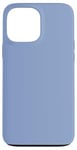 Coque pour iPhone 13 Pro Max Couleur bleu sérénité simple