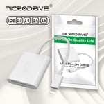 Pluie-Lecteur de carte Flash pour carte mémoire Micro Mini SD,adaptateur TF 2 emplacements pour iPhone,iPad,50 pièces,2 en 1 - Type Lightning Reader