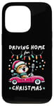 Coque pour iPhone 13 Pro Noël famille chat cabriolet étoiles mignon