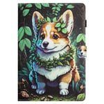 Amazon Kindle 11th Generation (2022) Kunstskinn Deksel m. Stativfunksjoner & Kortholder - Corgi