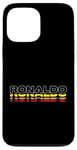 Coque pour iPhone 13 Pro Max Ronaldo Prénom amusant vintage coucher de soleil Ronaldo