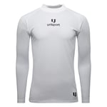 Unisport Warm Turtleneck Baselayer - Hvit, størrelse Large