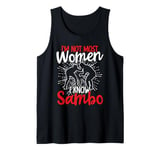 Sambo Women Russian Wrestler Female Sambo Wrestling Tank Top