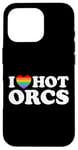 Coque pour iPhone 16 Pro Love Hot Orcs est un RPG amusant et fantastique pour les fans de Monster Green Skin Race