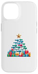 Coque pour iPhone 14 Christmas Tree Sèche-cheveux Coiffure Coiffeur Coiffeuse