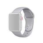 Apple Watch 9/8/7/6/5/4/3/2/1/SE - 45/44/42mm / Ultra 2 Silikon klockarmband Ljusgrå