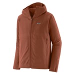 Patagonia M's R1 TechFace Fitz Roy Trout Hoody Sisu Brown - XL