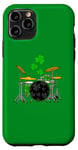 Coque pour iPhone 11 Pro Batteur Musicien irlandais de la Saint-Patrick