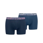 Levi's Men's Flower Wb Boxer Shorts, Blue Combo, S