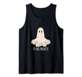 Cute Ghost Pockets Tank Top