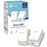 TP-Link PG1200 KIT G.hn 1200 Mbps Powerline Adapter Kit, 1+1 Gigabit Ethernet Po