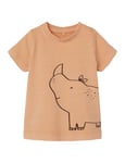 NAME IT Nbnosafir SS Top Box T-Shirt, Orange, 6 Mois Mixte