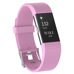 Fitbit Charge 2 Klockband i miljövänligt material - Storlek S Ljus rosa