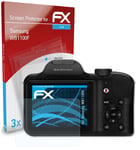 atFoliX 3x Film Protection d'écran pour Samsung WB1100F Protecteur d'écran clair