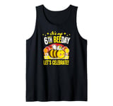 It's My 6th Bee Day Let's Celebrate Bee Birthday Party Tank Top