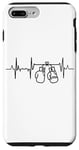 Coque pour iPhone 7 Plus/8 Plus Tenue d'entraînement de boxe Boxer Heartbeat Heartline ECG